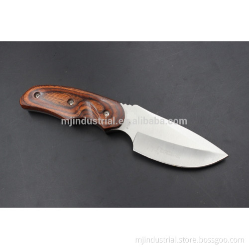 Straight knife with full tang, hunting and camping knife DK09
